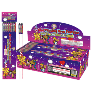 Jumbo Whistling Moon Traveler with Silver Tail and Report